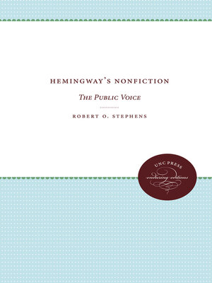 cover image of Hemingway's Nonfiction